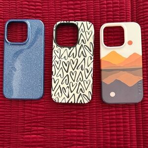 Set of 3 Casley phone cases for iPhone 14 Pro
